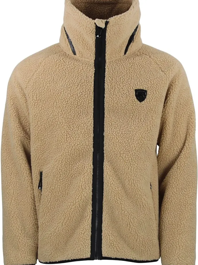 Fleecejacke "Camay" in Hellbraun