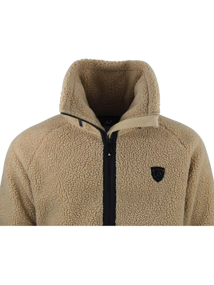 Fleecejacke "Camay" in Hellbraun
