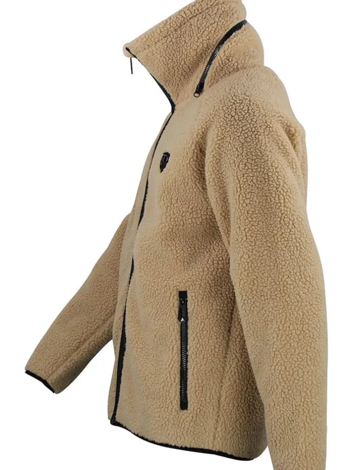 Fleecejacke "Camay" in Hellbraun