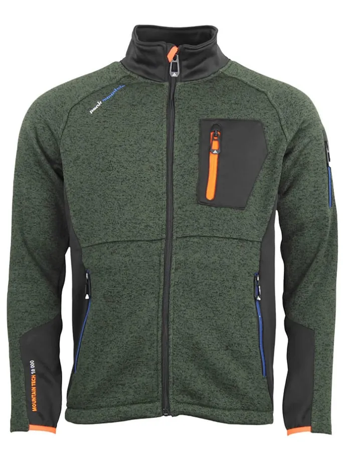 Fleecejacke "Club" in Grün