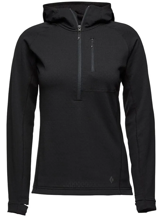 Fleecejacke "Coefficient QZ" in Schwarz