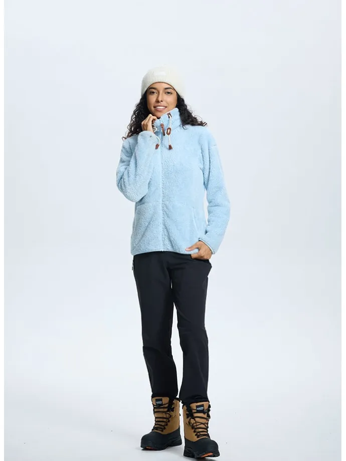Fleecejacke "Colony" in Hellblau