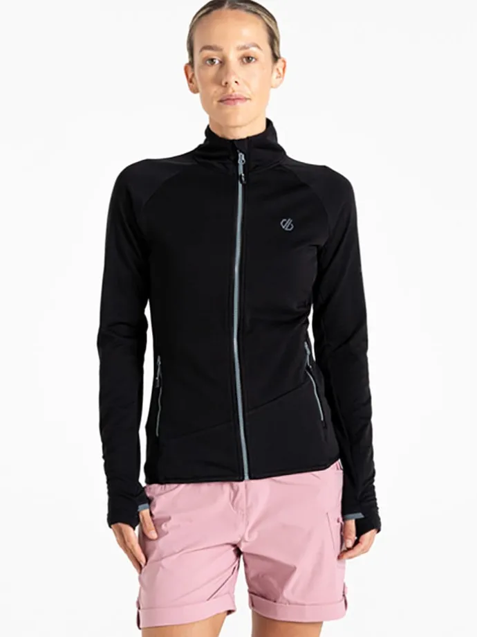 Fleecejacke "Evolving Core" in Schwarz