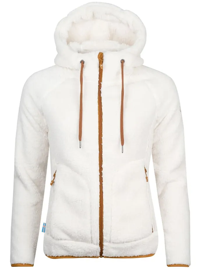 Fleecejacke "Glymur" in Weiß