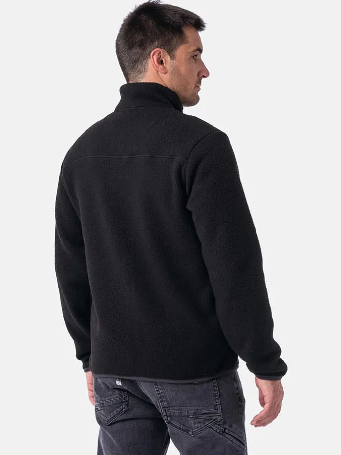 Fleecejacke "Harcourt" in Schwarz
