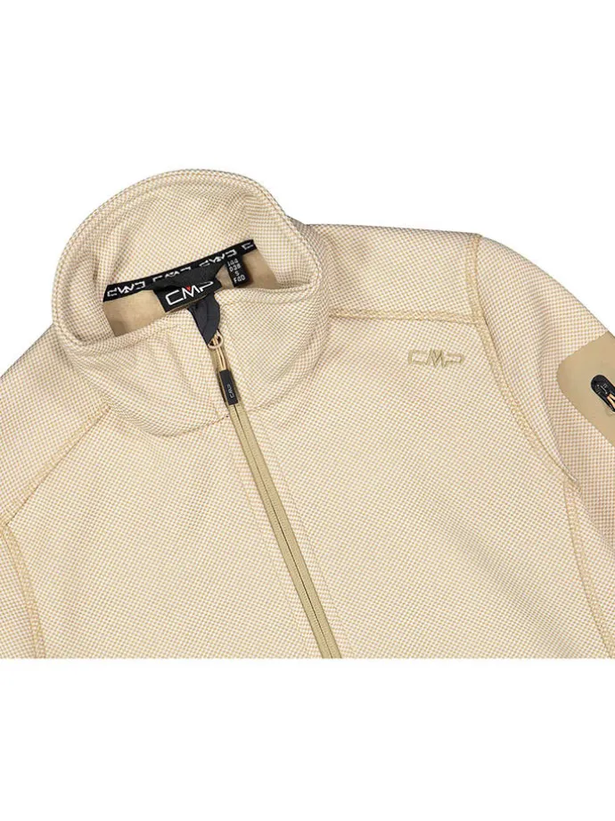 Fleecejacke in Beige