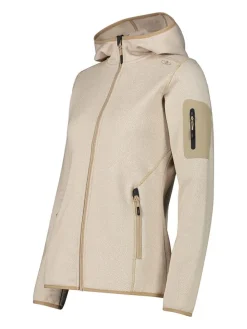Fleecejacke in Beige