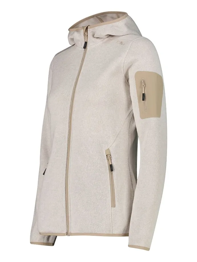 Fleecejacke in Beige