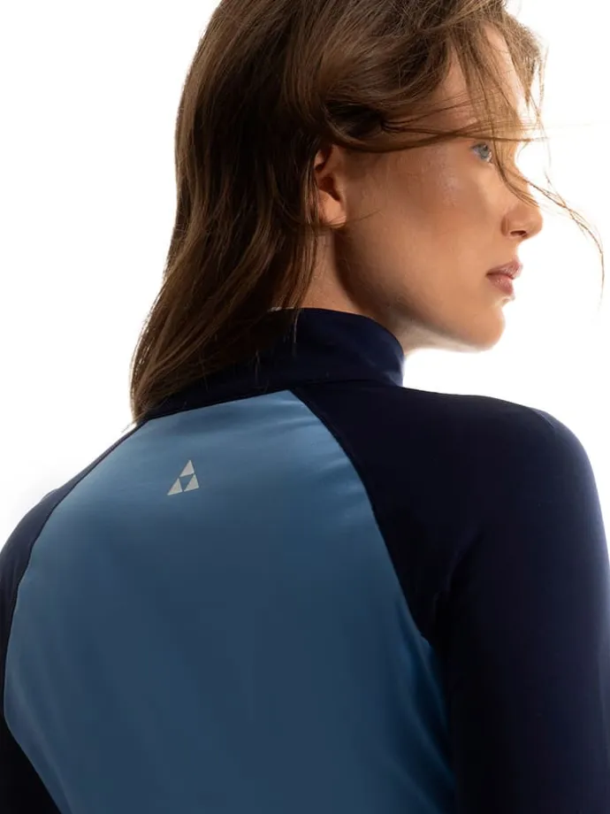 Fleecejacke in Blau/ Dunkelblau