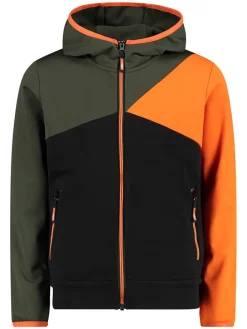 Fleecejacke in Bunt