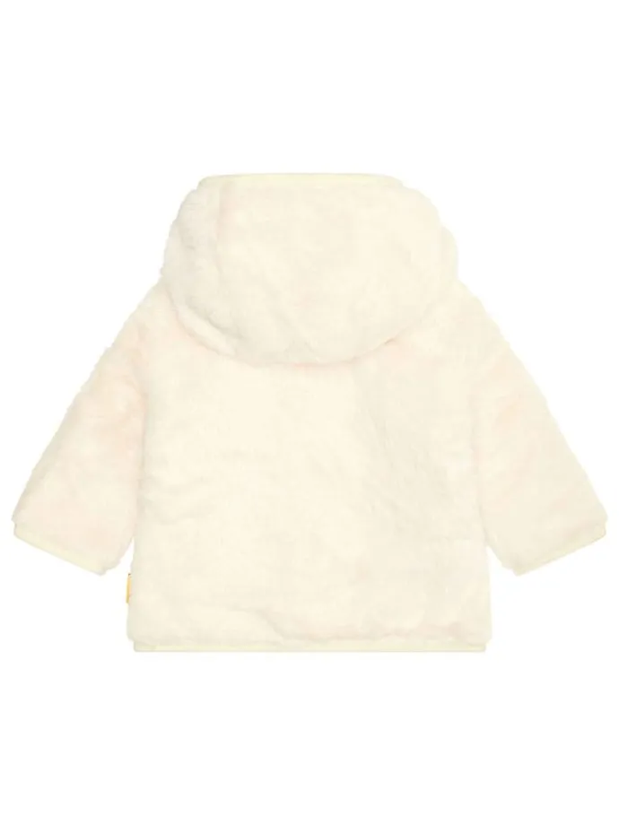 Fleecejacke in Creme