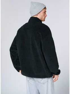 Fleecejacke in Dunkelblau/ Blau