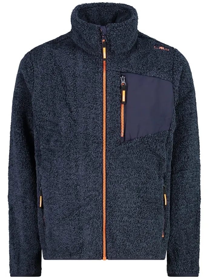 Fleecejacke in Dunkelblau