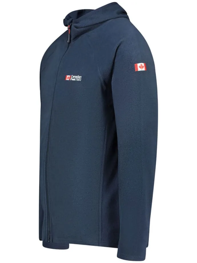 Fleecejacke in Dunkelblau