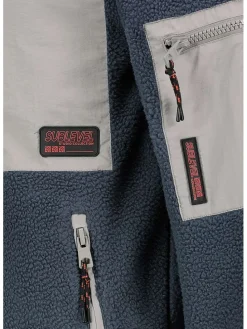 Fleecejacke in Dunkelblau
