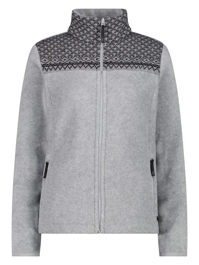 Fleecejacke in Grau