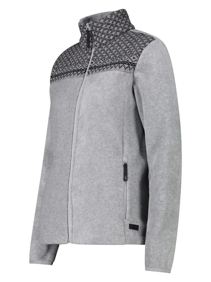 Fleecejacke in Grau