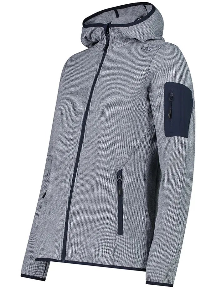 Fleecejacke in Grau
