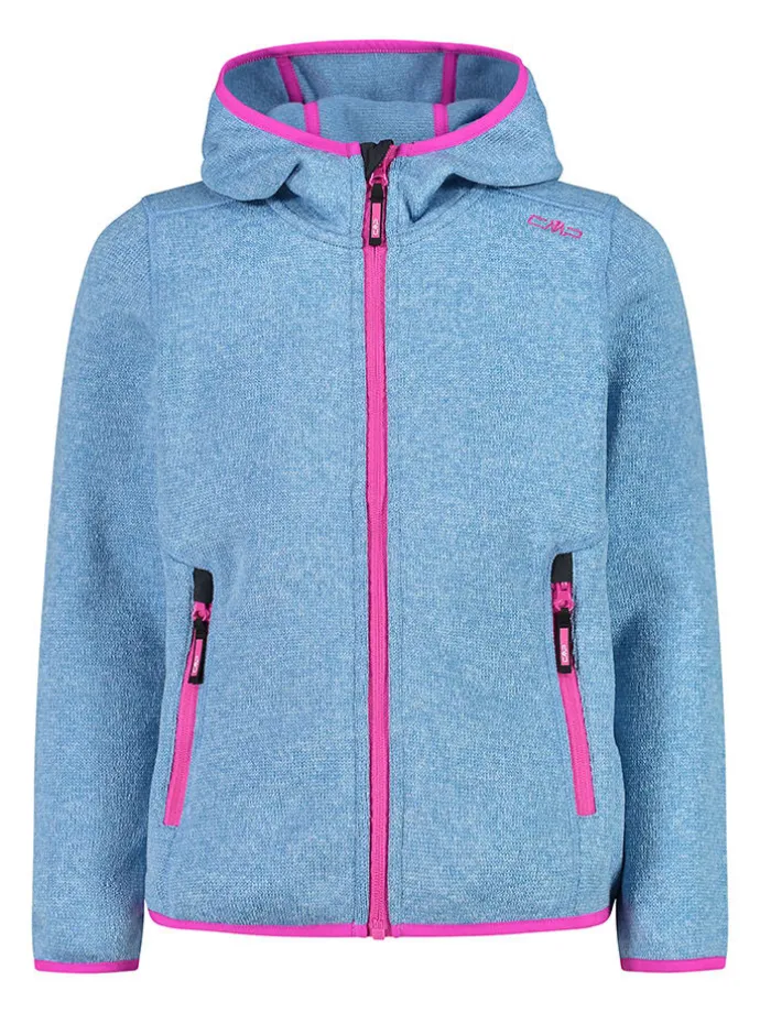 Fleecejacke in Hellblau