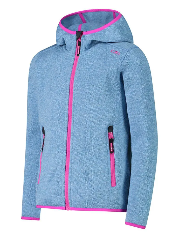 Fleecejacke in Hellblau
