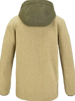 Fleecejacke in Hellbraun