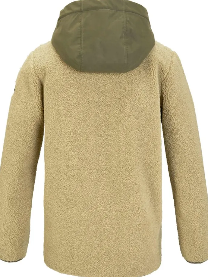 Fleecejacke in Hellbraun