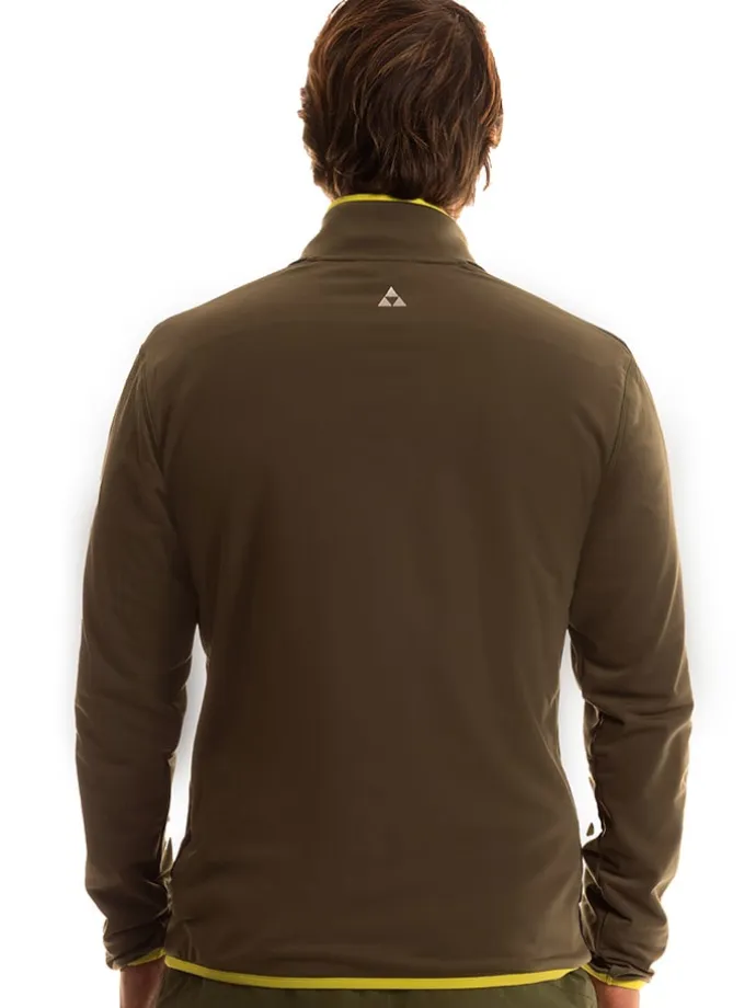 Fleecejacke in Khaki