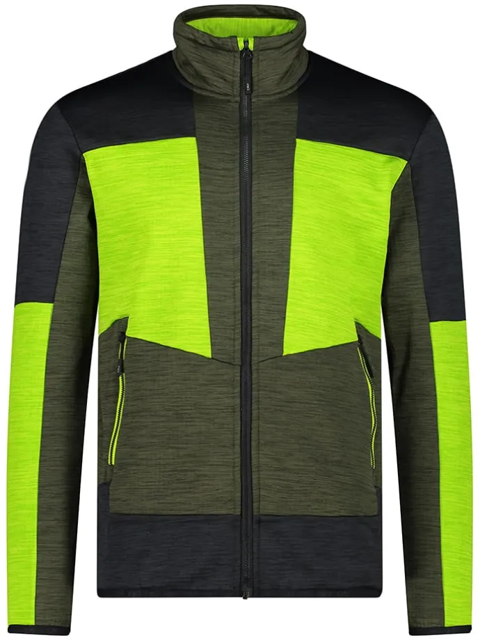 Fleecejacke in Khaki