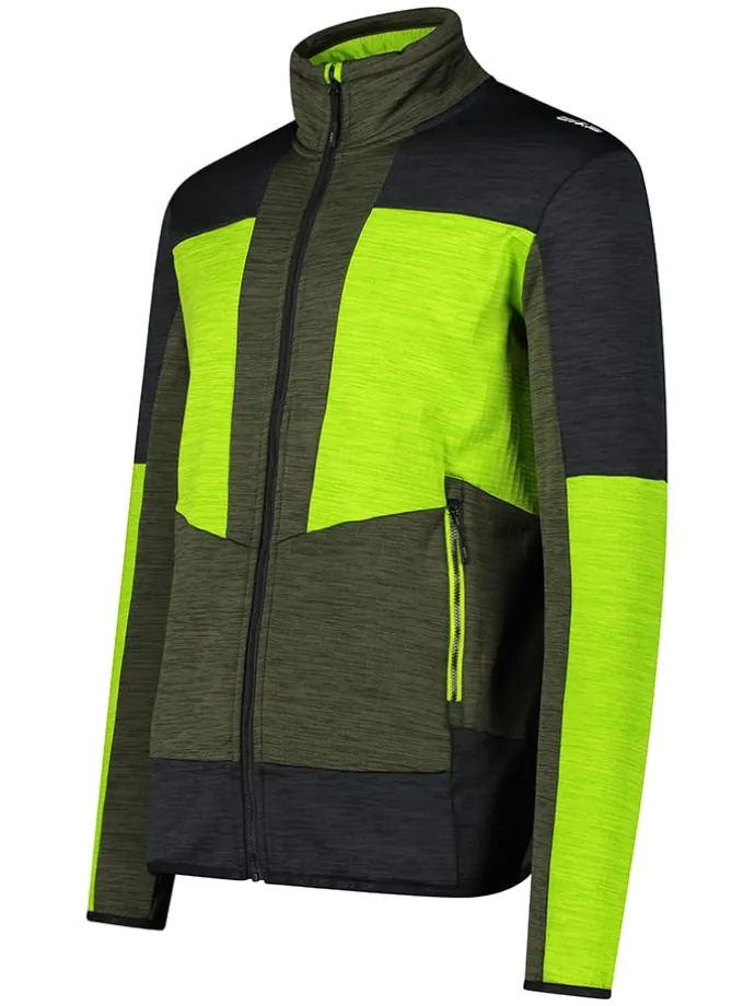 Fleecejacke in Khaki