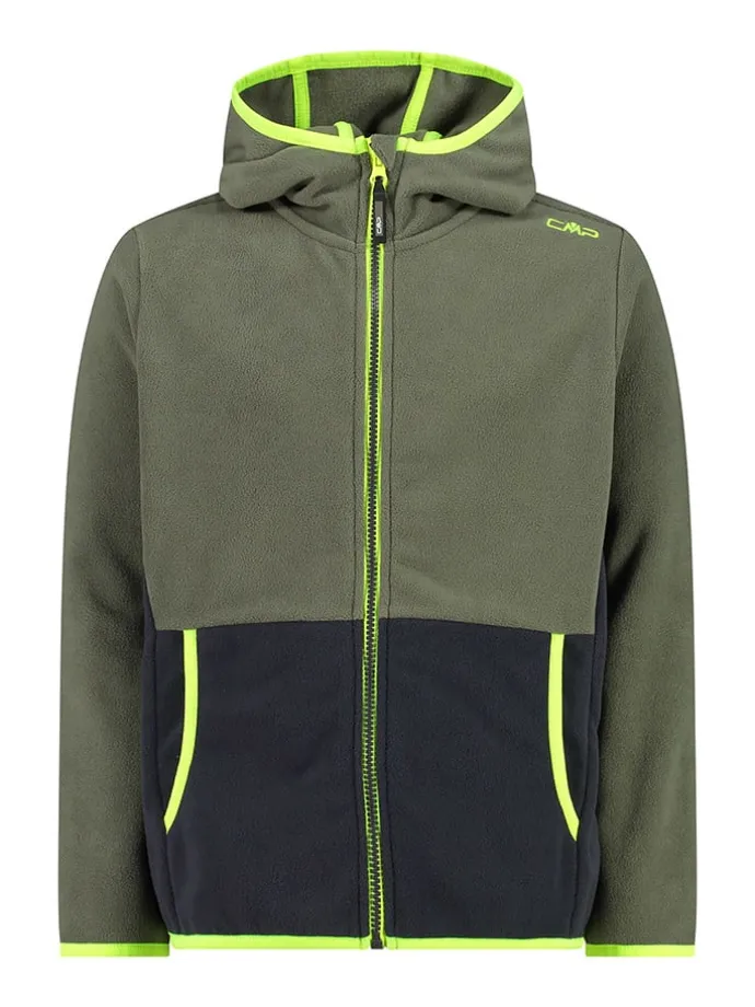 Fleecejacke in Khaki