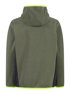 Fleecejacke in Khaki