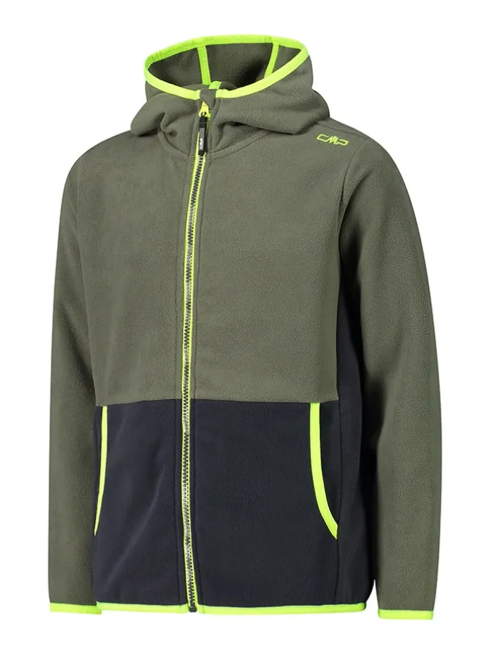 Fleecejacke in Khaki