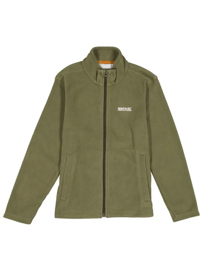 Fleecejacke in Khaki