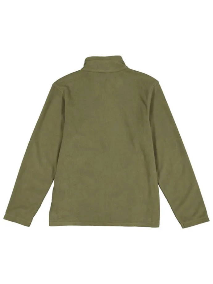 Fleecejacke in Khaki