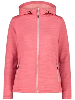 Fleecejacke in Lachs