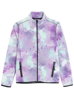 Fleecejacke in Lila