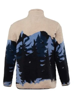 Fleecejacke in navy blau
