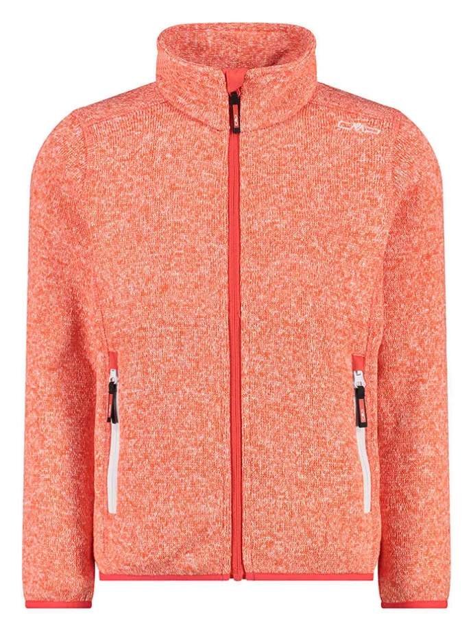 Fleecejacke in Orange