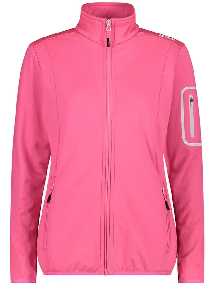 Fleecejacke in Pink