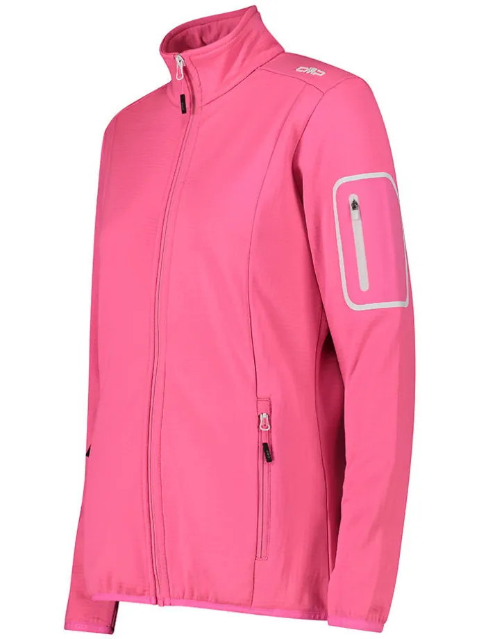 Fleecejacke in Pink
