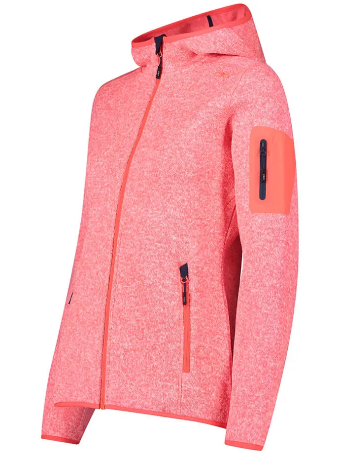 Fleecejacke in Pink