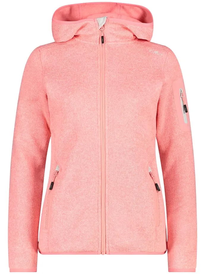 Fleecejacke in Rosa