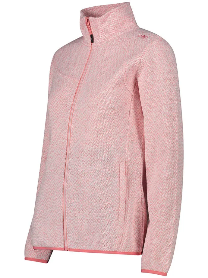 Fleecejacke in Rosa