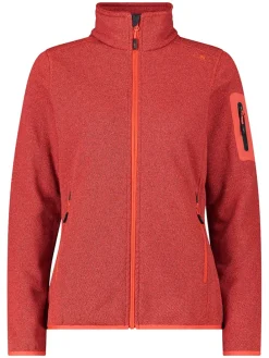 Fleecejacke in Rot