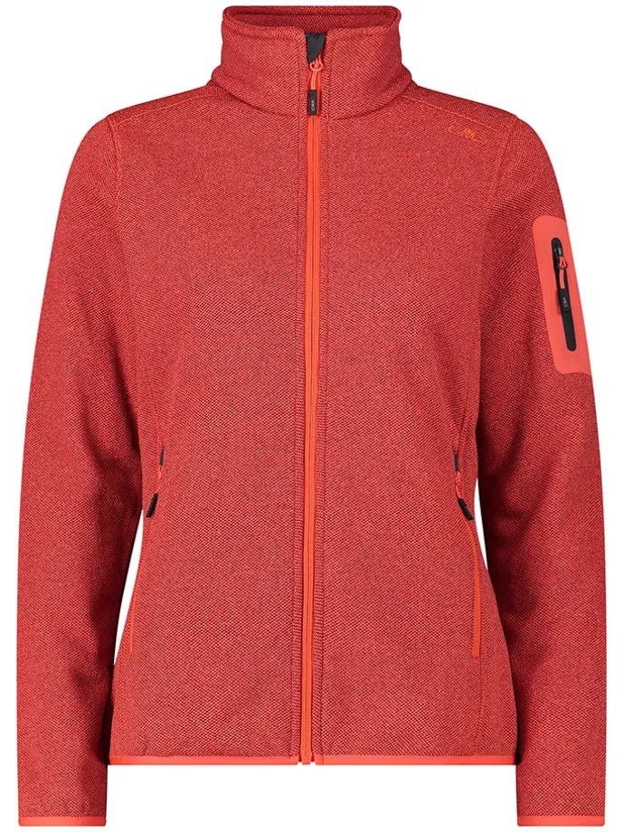 Fleecejacke in Rot