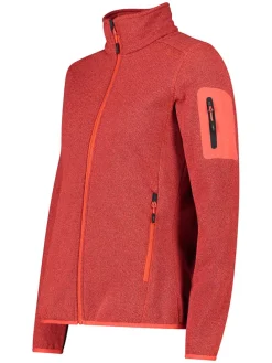 Fleecejacke in Rot