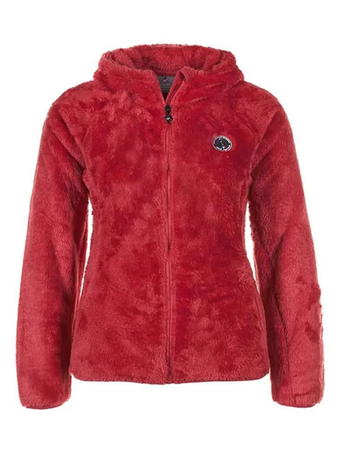 Fleecejacke in Rot