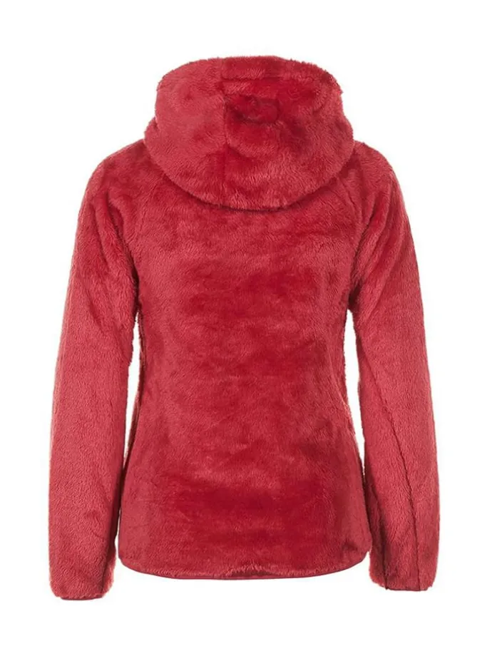 Fleecejacke in Rot