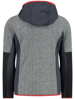 Fleecejacke in Schwarz