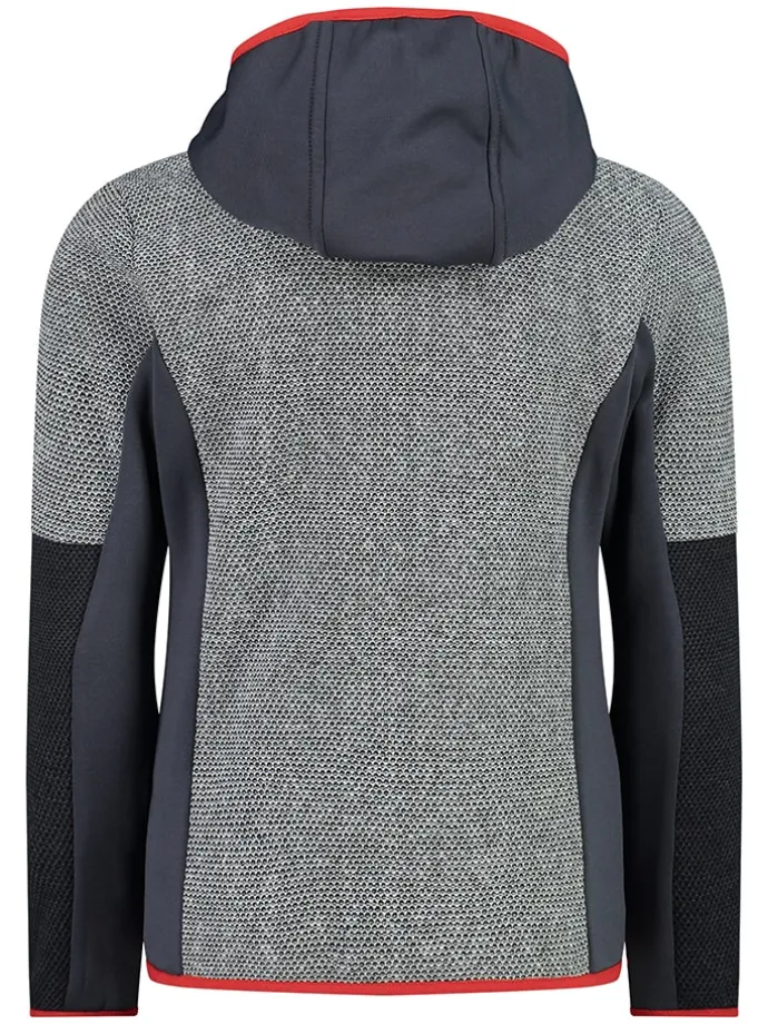 Fleecejacke in Schwarz